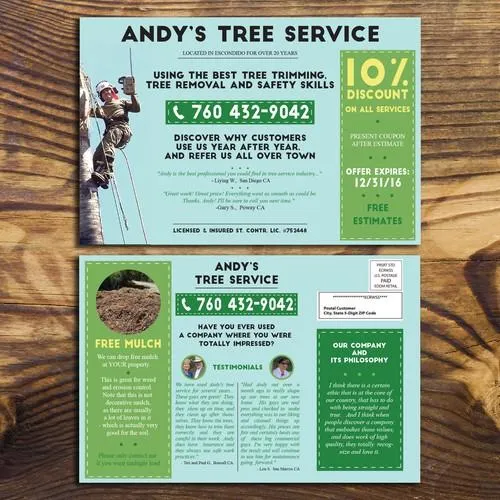 direct mail EDDM Tree Service