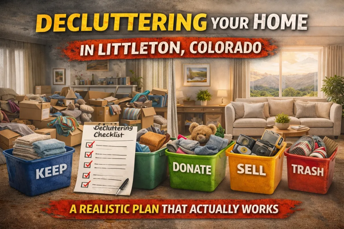 Decluttering Your Home in Littleton Colorado: A Realistic Plan That Actually Works