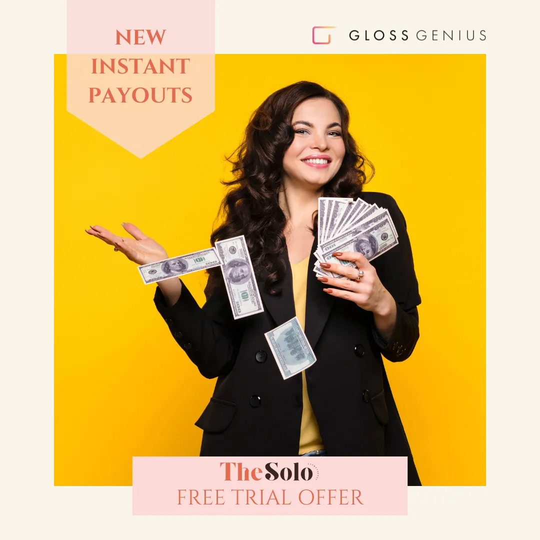 Instant Payouts with GlossGenius App!
