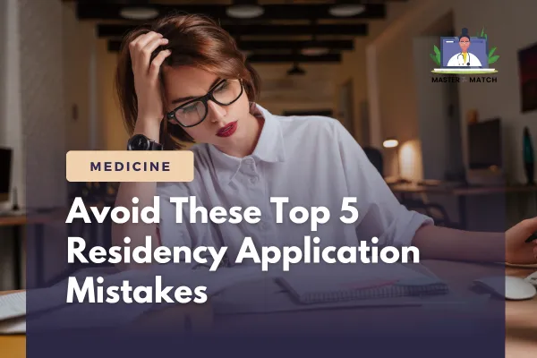Master the Match - Top 5 Residency Application Mistakes to Avoid