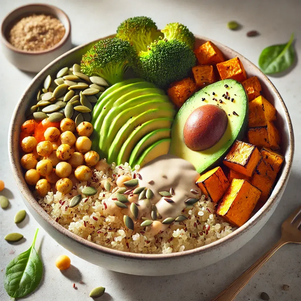 Immune-Boosting Quinoa & Roasted Veggie Bowl