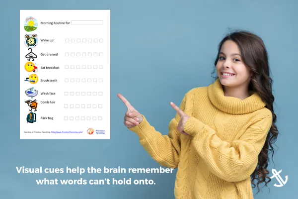 Why Kids Forget Instructions and Why Cues Help Busy Brains