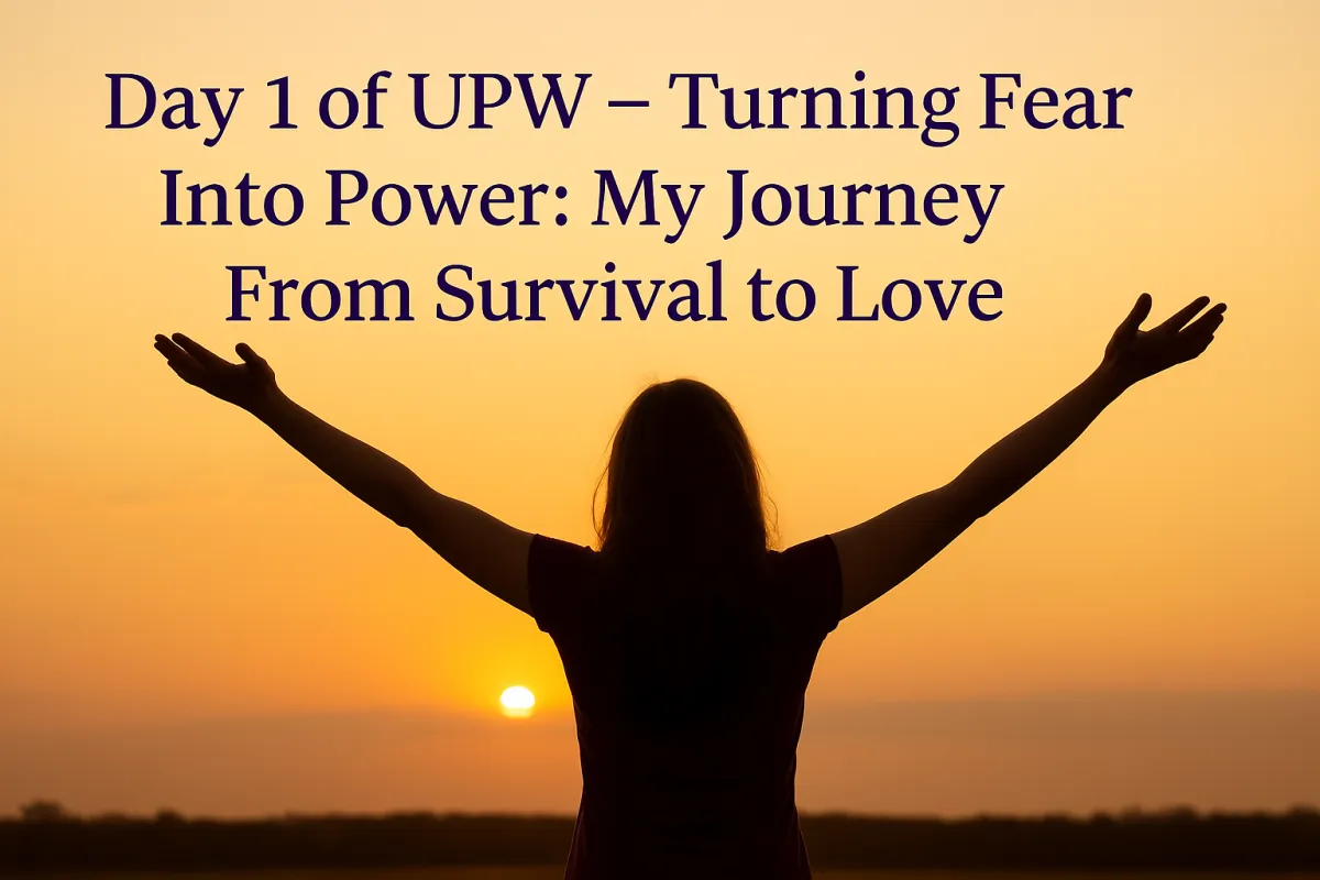 Woman transforming fear into power at Tony Robbins Unleash the Power Within event