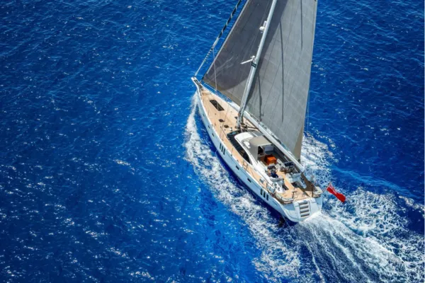 Yachts in the Ocean