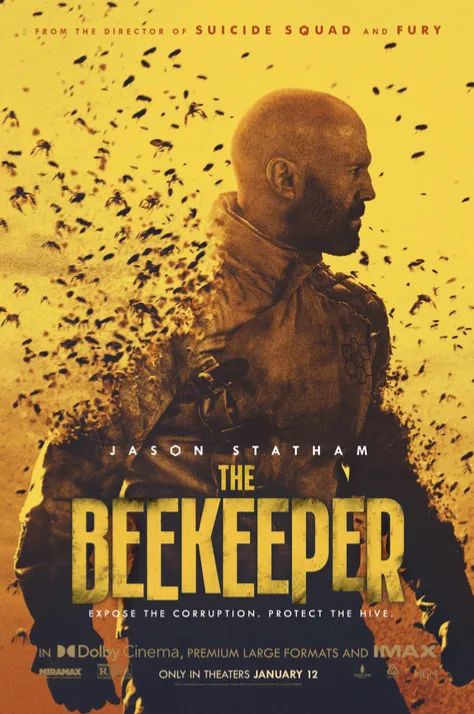 Movie poster for The Beekeeper