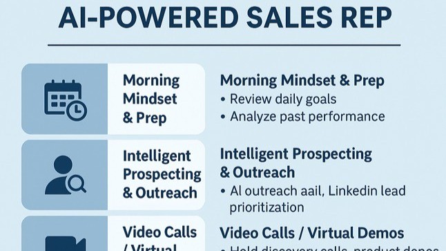 The Daily Routine of a Top-Performing AI Sales Professional (Step-by-Step Playbook)