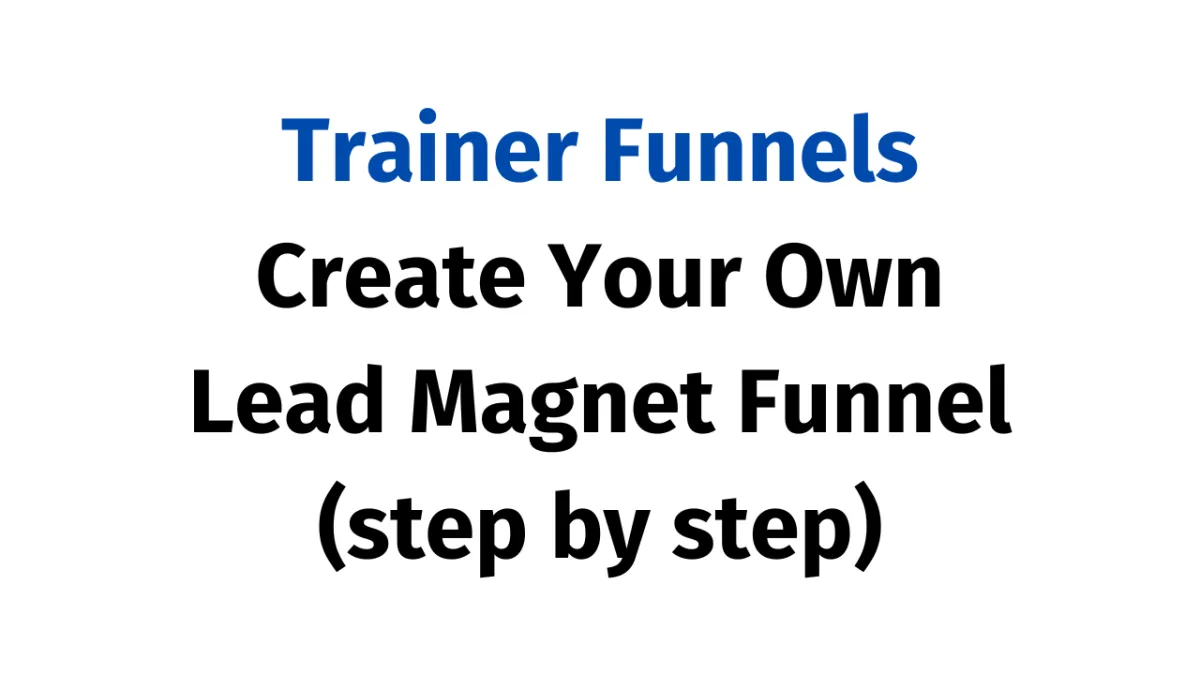 Lead Magnet Funnel Template (Download & Install Guide)