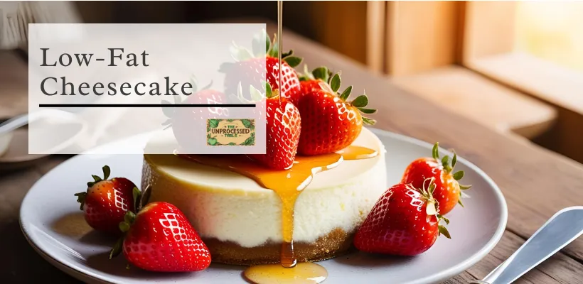 🍰Guilt-Free Indulgence: Low-Fat Cheesecake You’ll Crave