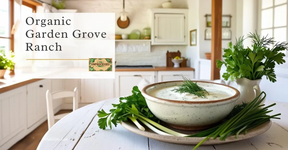 The Unprocessed Table: 🥗 Ditch the Bottled Stuff: Make Your Own Ranch Like a Pro!