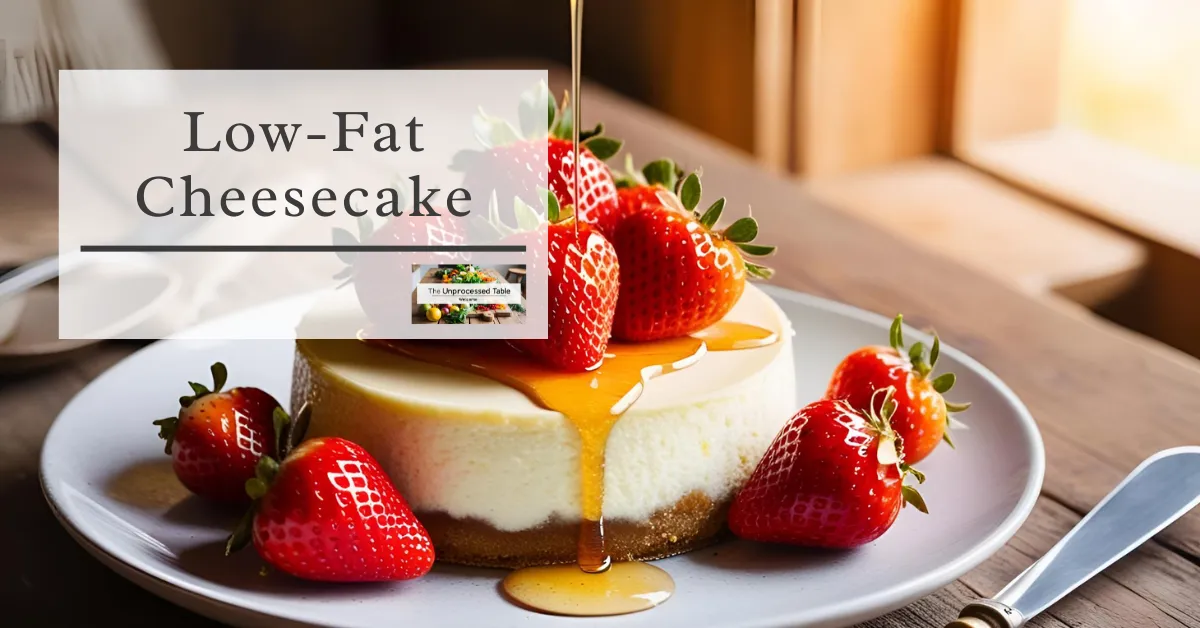 🍰Guilt-Free Indulgence: Low-Fat Cheesecake You’ll Crave
