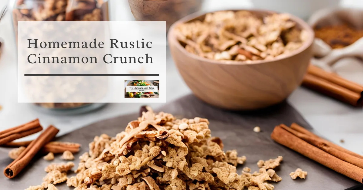 The Unprocessed Table: Rustic Cinnamon Crunch – The Sweet & Spiced Snack You Can’t Resist! 🍂✨