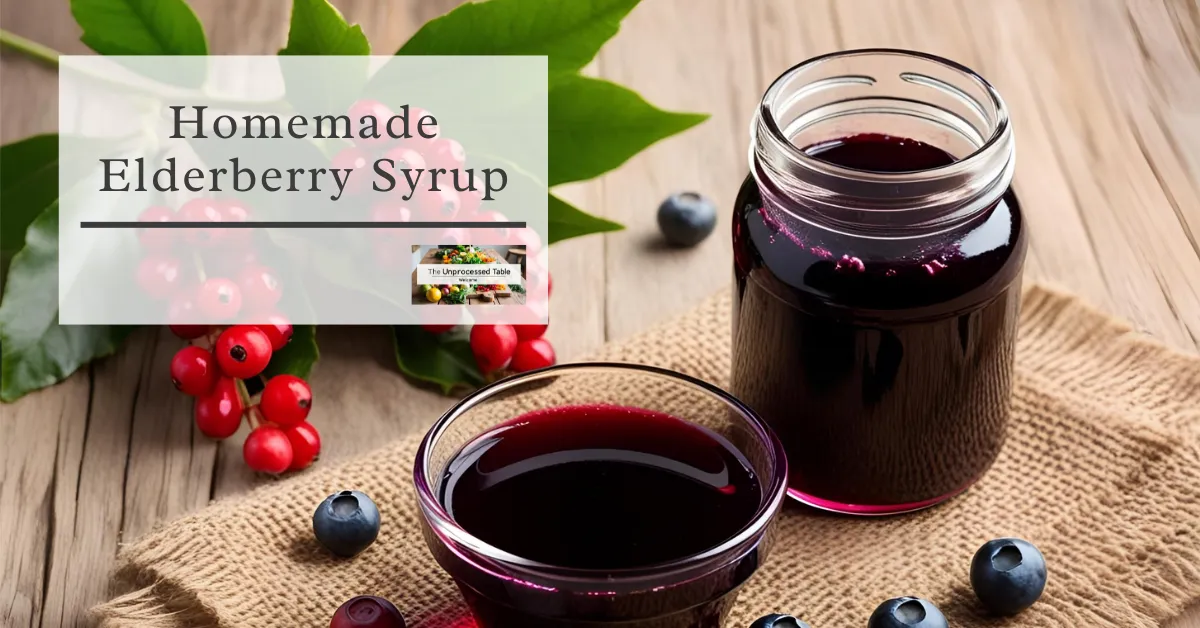 Homemade Elderberry Syrup – Nature’s Immune Support