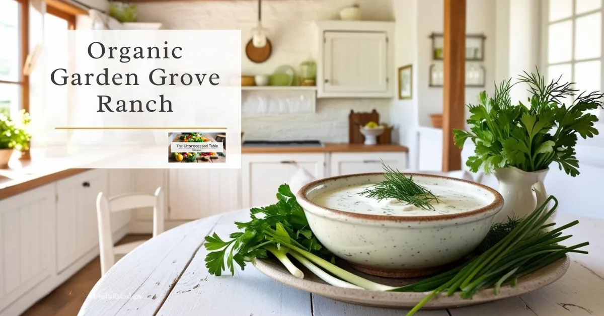 The Unprocessed Table: 🥗 Ditch the Bottled Stuff: Make Your Own Ranch Like a Pro!