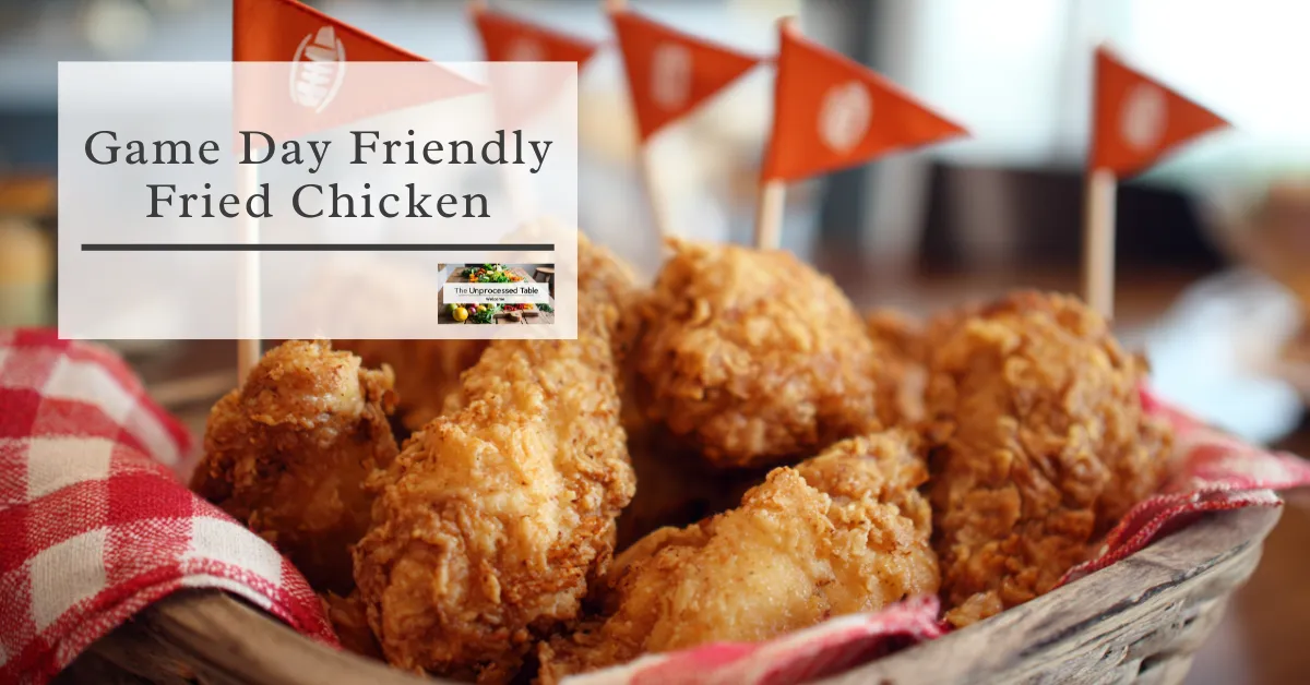 🍗 Game Day Friendly Fried Chicken – Crispy, Comforting & Clean
