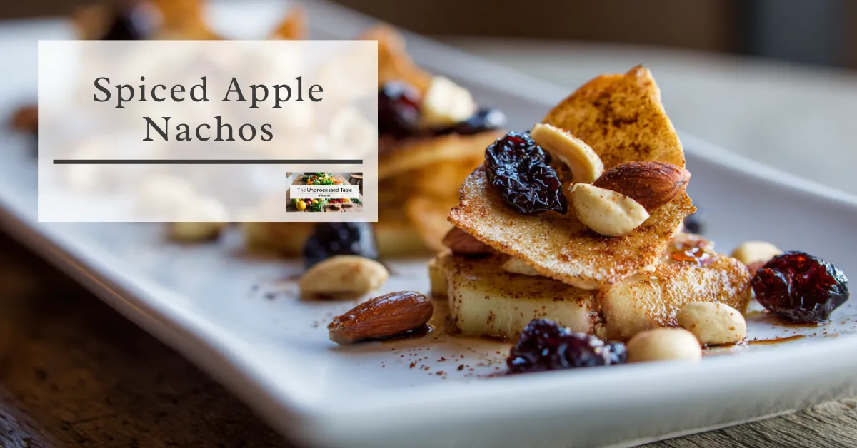 Spiced Apple Nachos – Sweet, Crunchy & Good-for-You