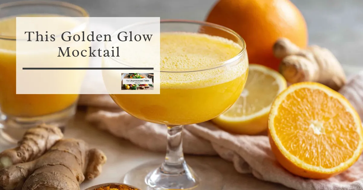 Golden Glow Mocktail – Bright, Bubbly & Hangover-Free