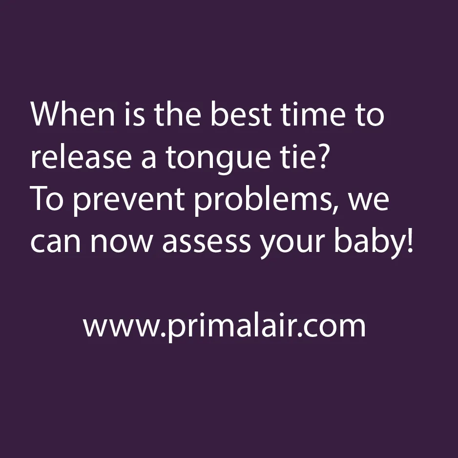 release a tongue tie