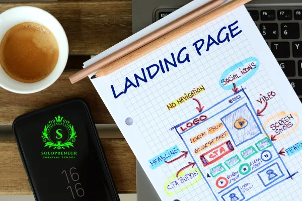 how to create a landing page