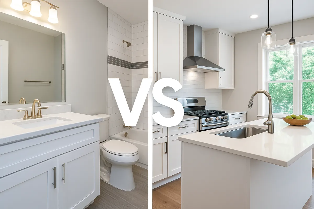 Should You Remodel Your Bathroom or Kitchen First?