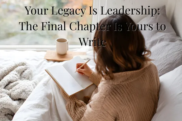 Your Legacy Is Leadership: The Final Chapter Is Yours to Write