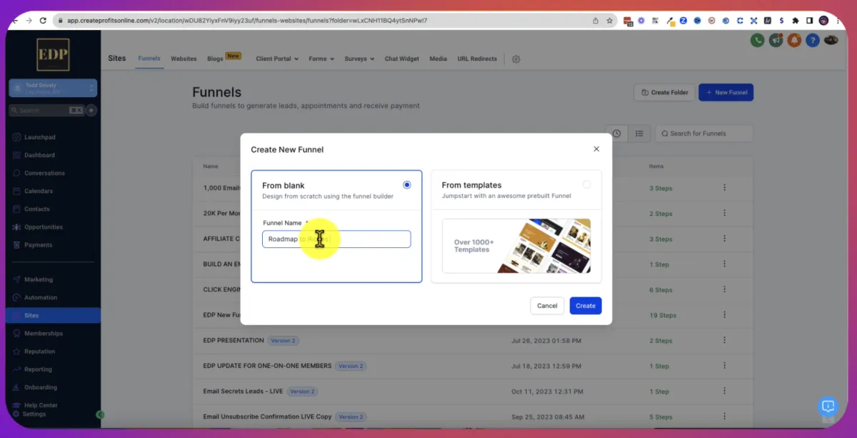 Tracking Funnels