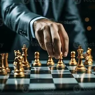 Chess pieces mid-game — a symbol for market moves and economic decisions.