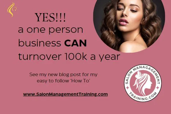 Salon Turnover 100K