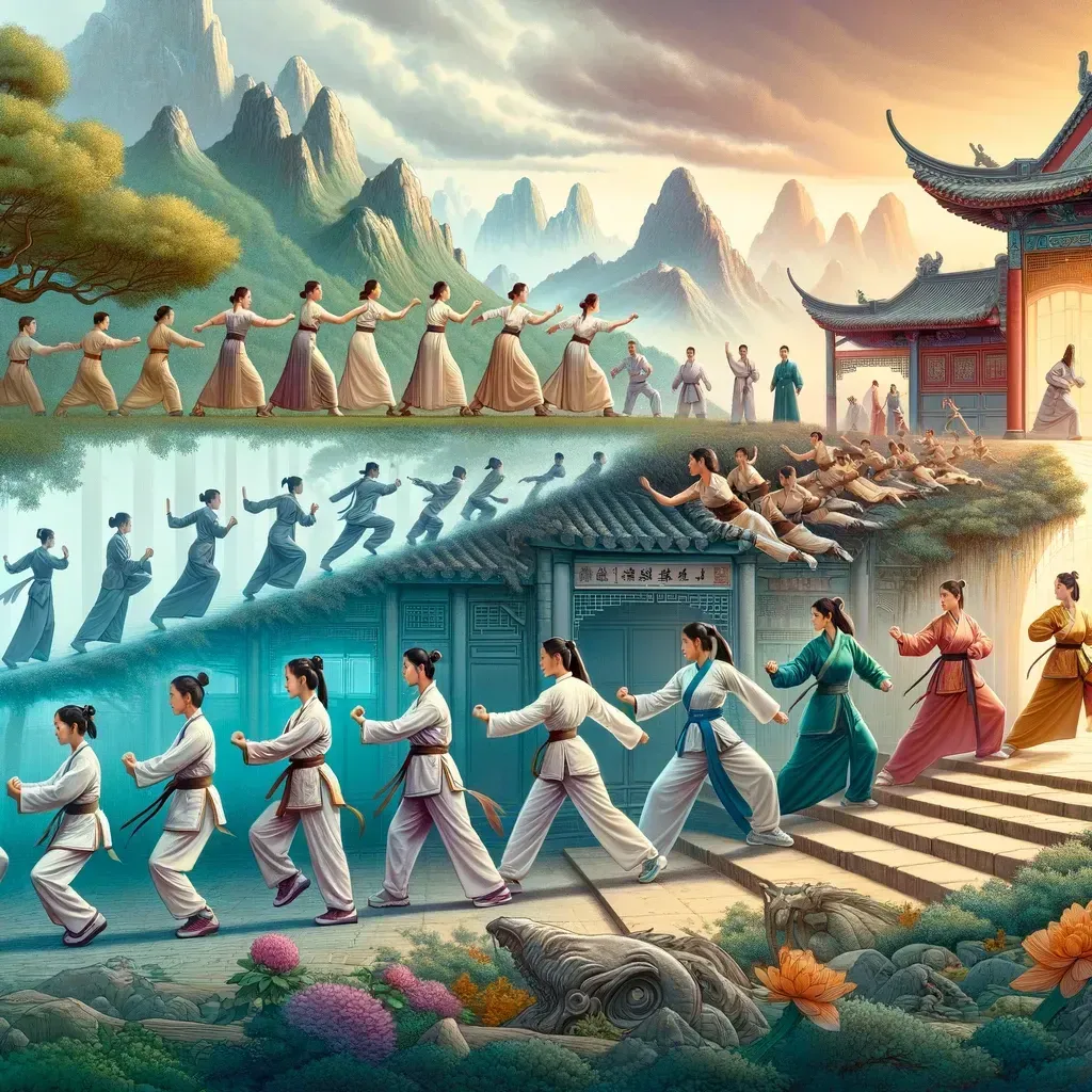 L’évolution de la condition féminine dans les arts martiaux traditionnels chinois.