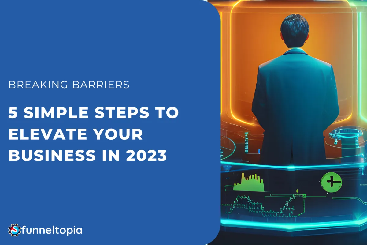 Entrepreneur contemplating business growth strategies for 2023