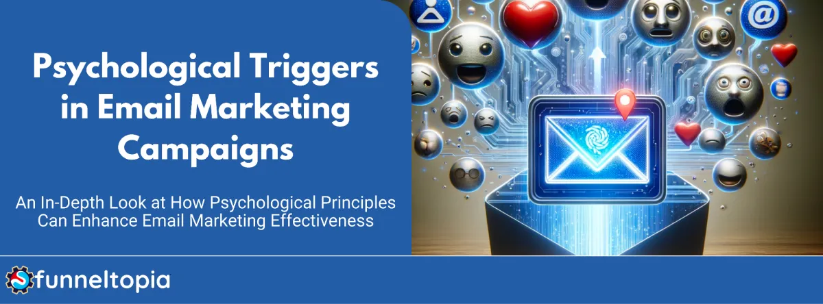 Digital screen depicting an array of emotions, symbolizing the use of psychological triggers in email marketing.