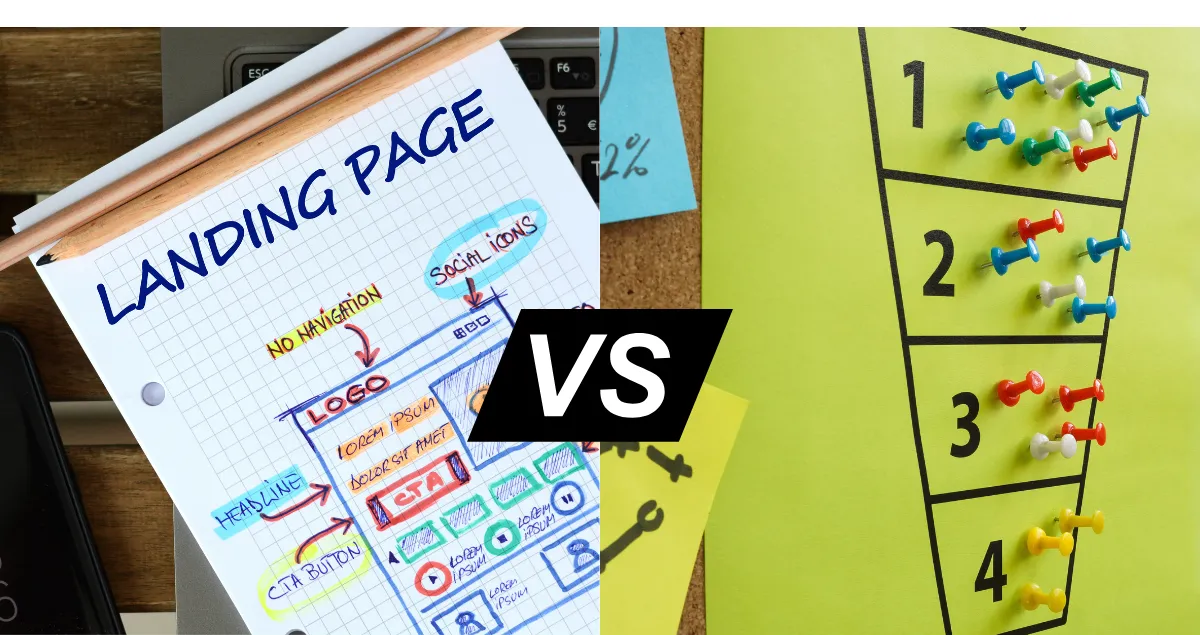 Landing Page vs Funnel