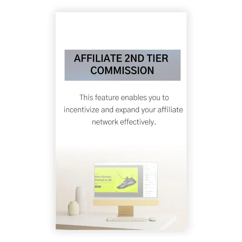 Second Tier Commissions Added to Affiliate Manager