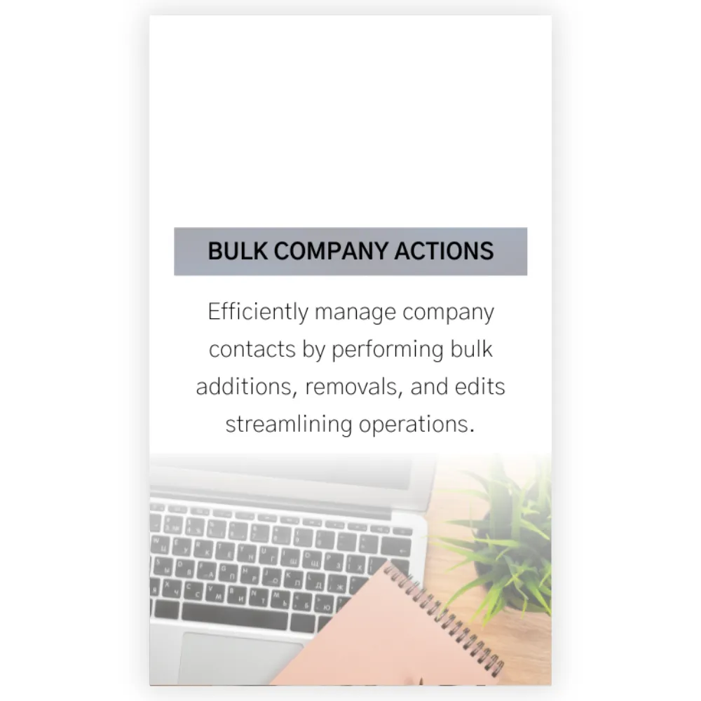 Bulk Company Actions