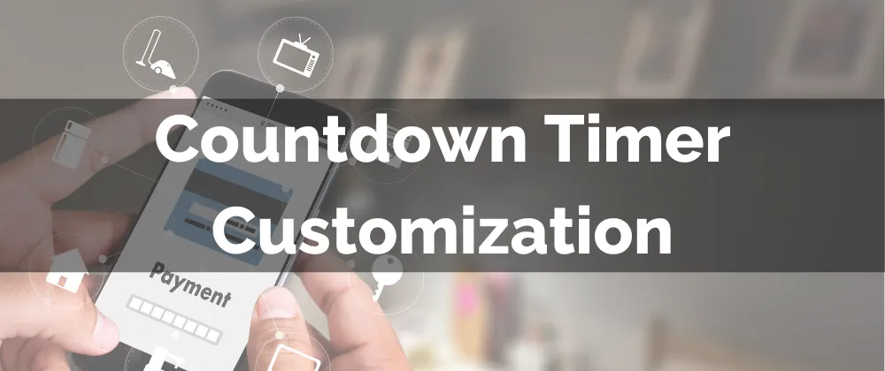 Countdown Timer Customization