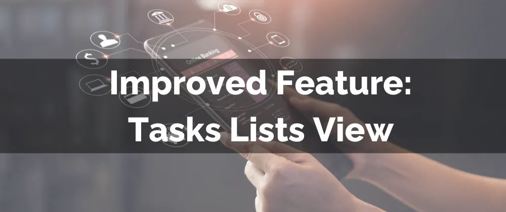 Tasks Lists View