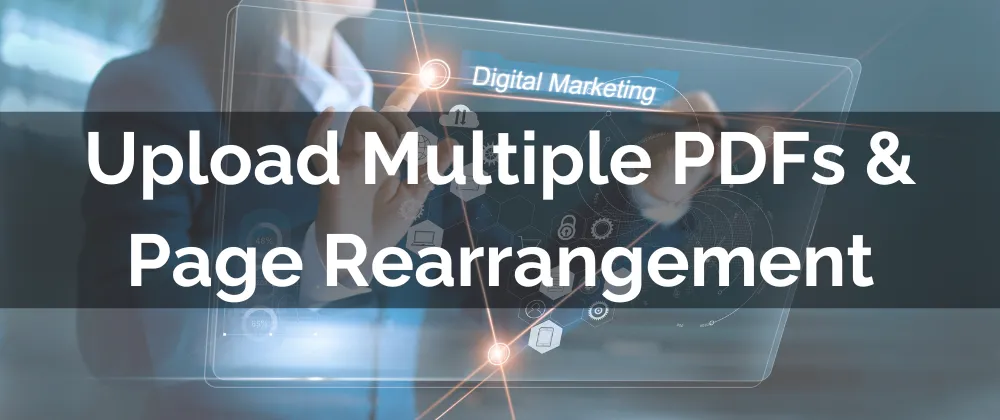 Drag & drop or browse to select multiple PDFs.