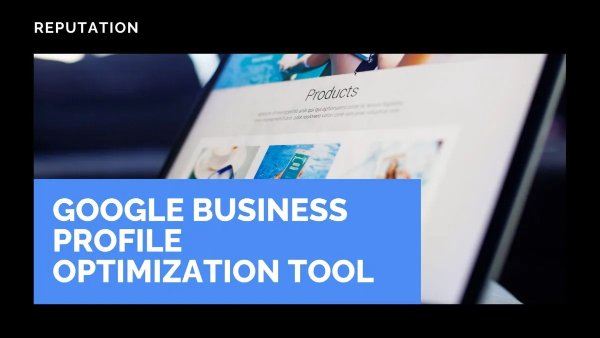 Google Business Profile Optimization Tool