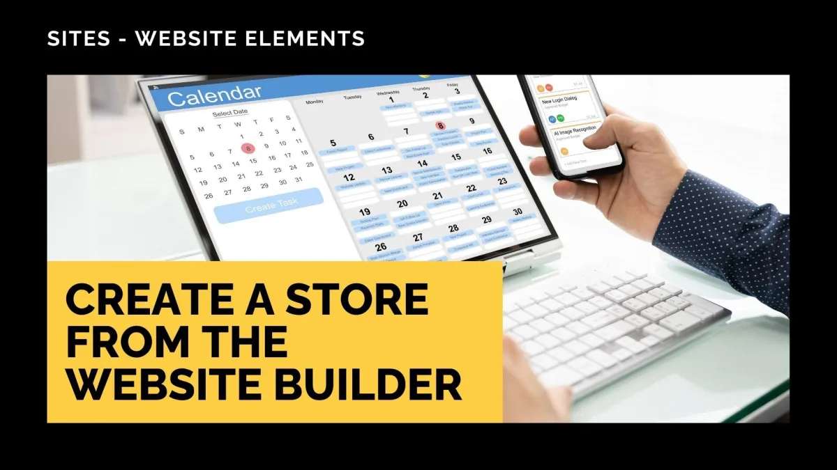 Create a Store from the Website Builder