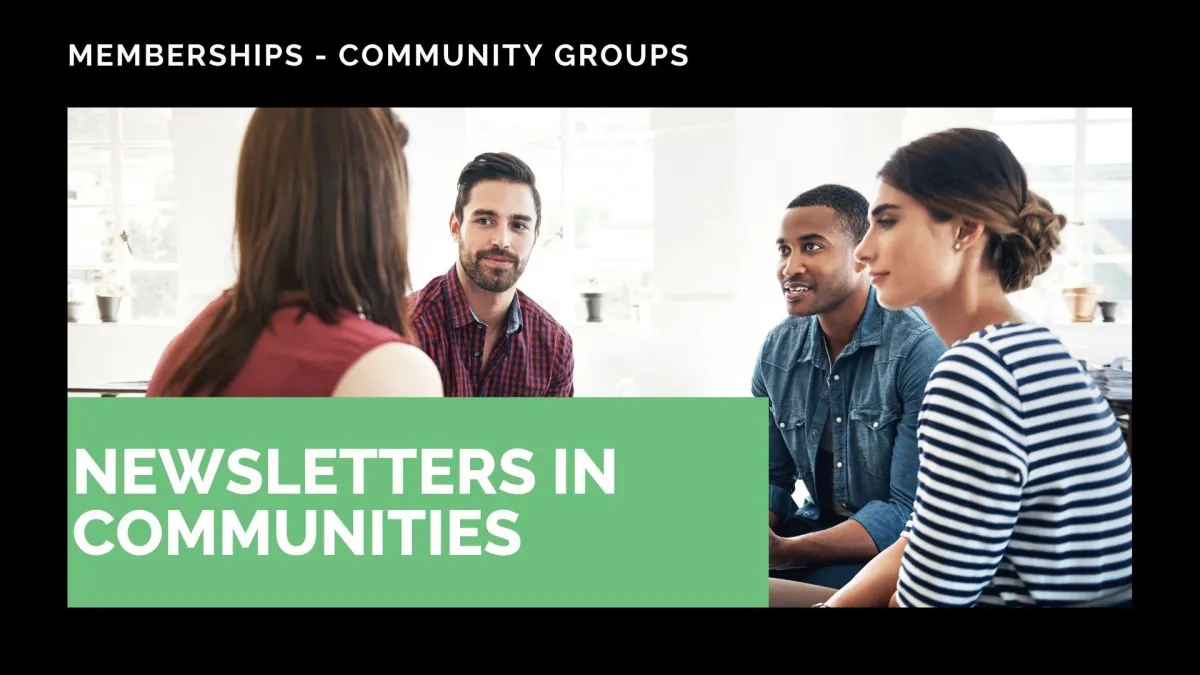 Newsletters in Communities