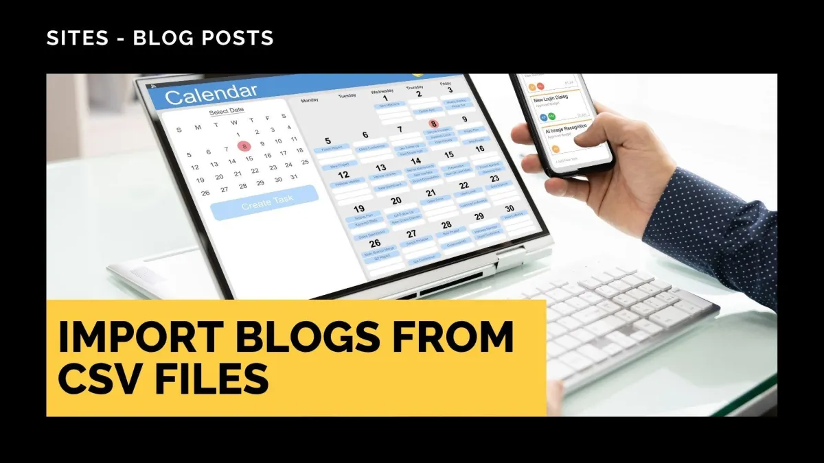 Import Blogs from CSV Files