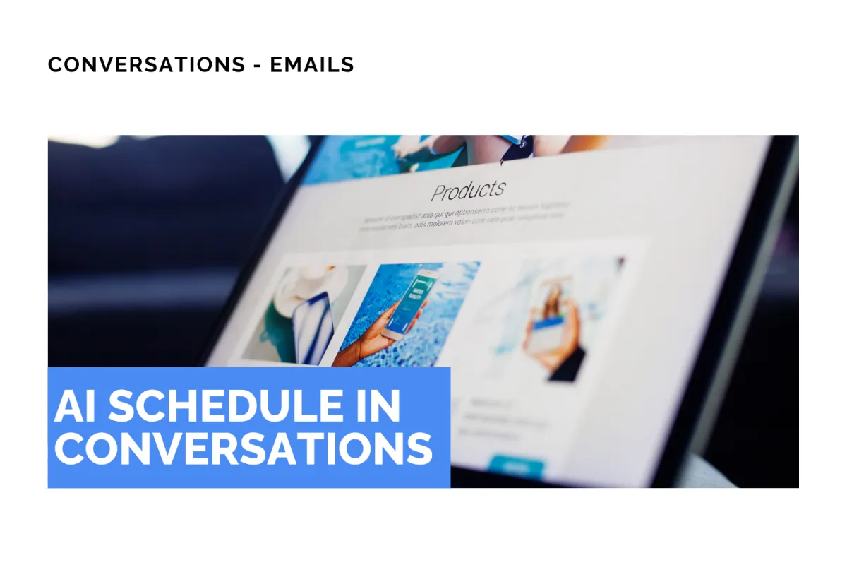 AI Schedule in Conversations