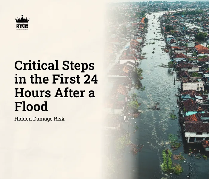 Critical Steps in the First 24 Hours After a Flood
