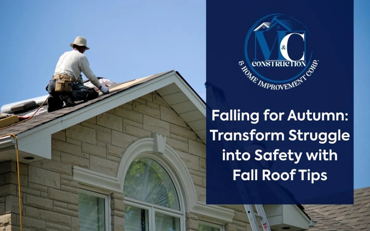 Inspecting a fall roof for damage and maintenance