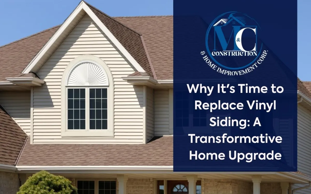 New vinyl siding enhancing home's exterior curb appeal