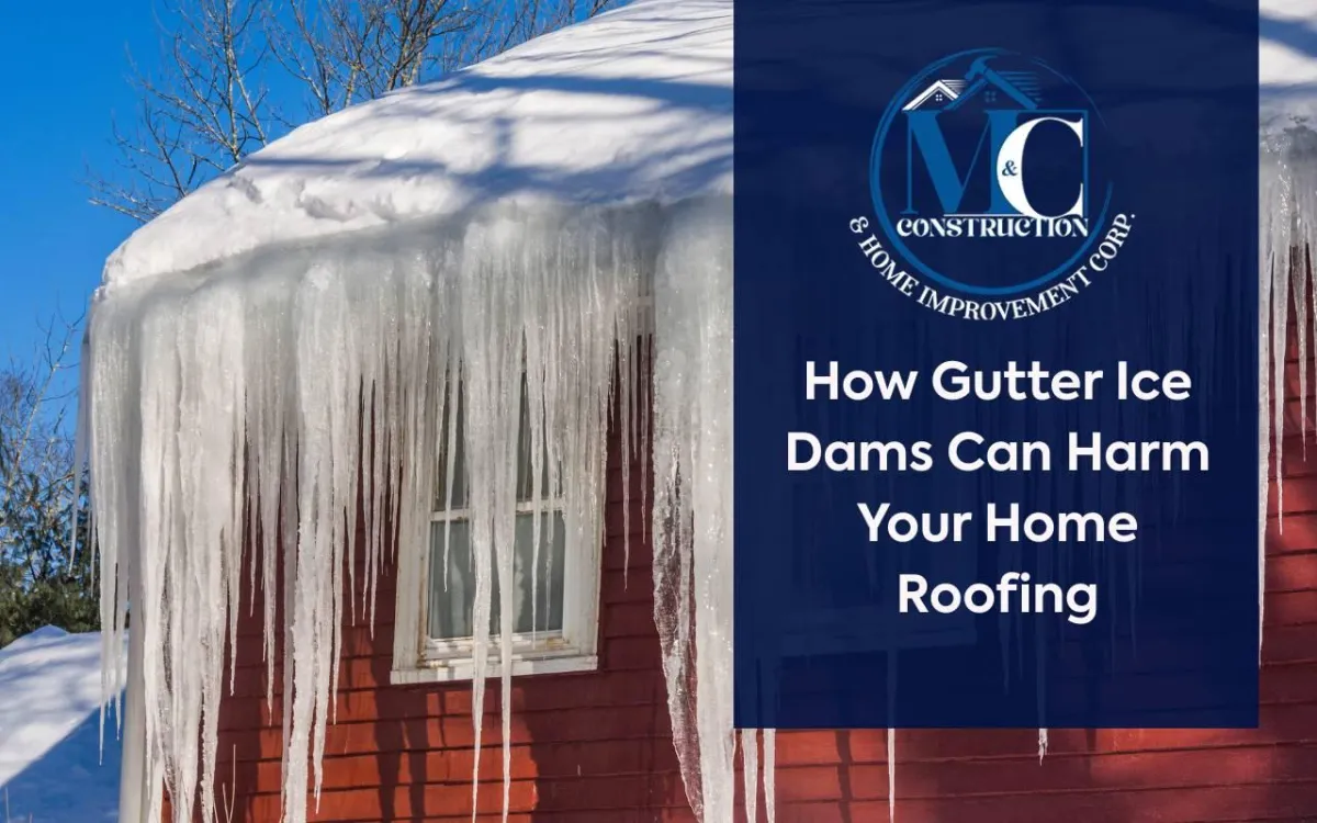 Prevention methods for gutter ice dams on residential roofs