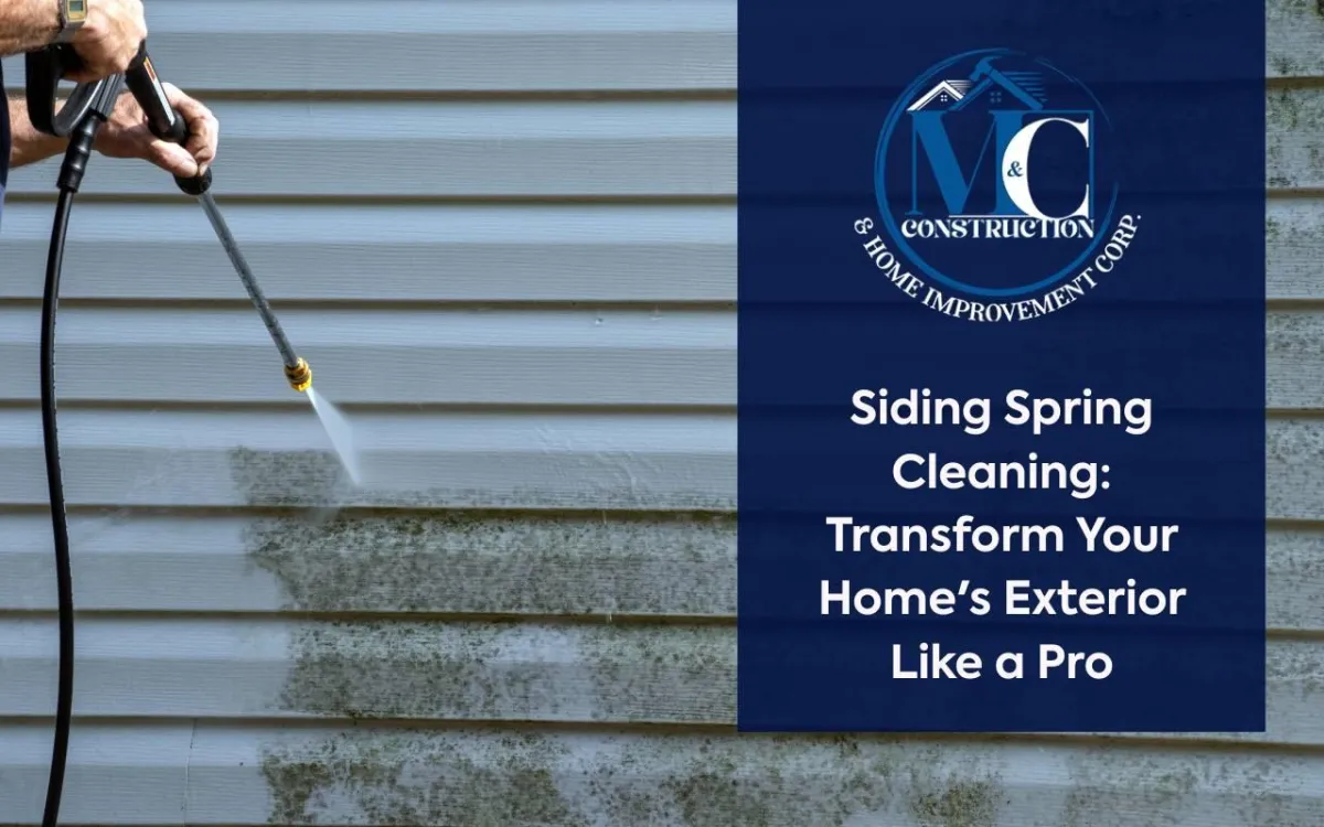 Proper pressure washing techniques during siding spring cleaning