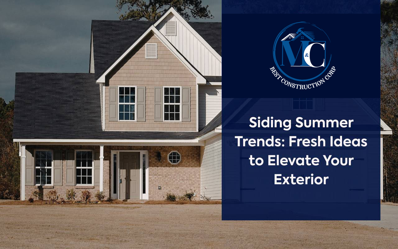 Modern clapboard with board-and-batten accents illustrating Siding Summer Trends