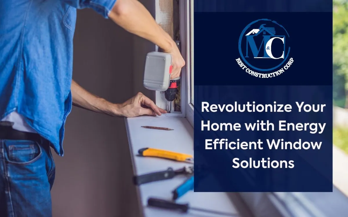 Energy efficient window reducing energy costs and improving indoor comfort.