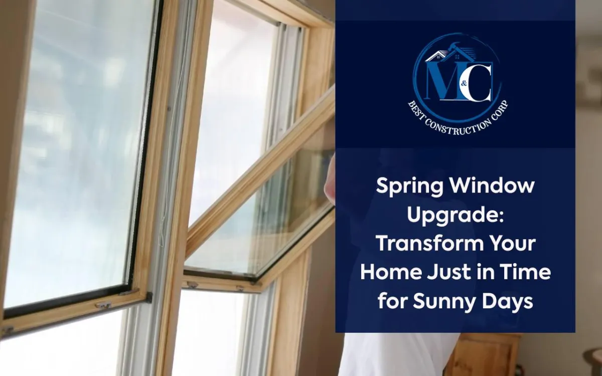 Home interior with bright natural light from a spring window upgrade