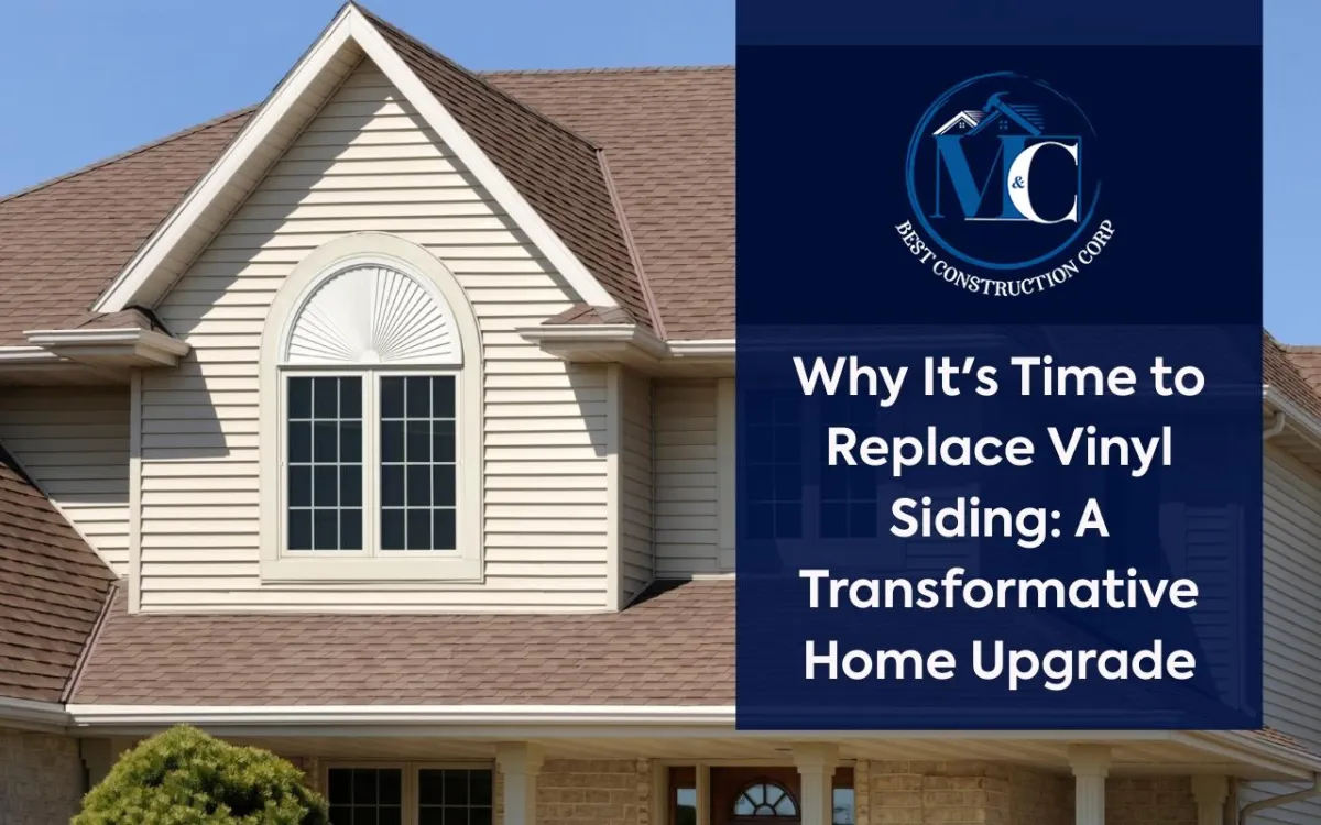 New vinyl siding enhancing home's exterior curb appeal